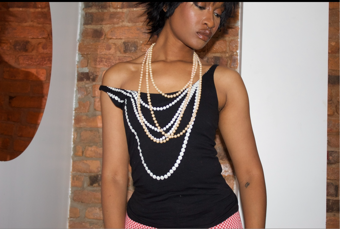 Vintage Pearl Tank Top