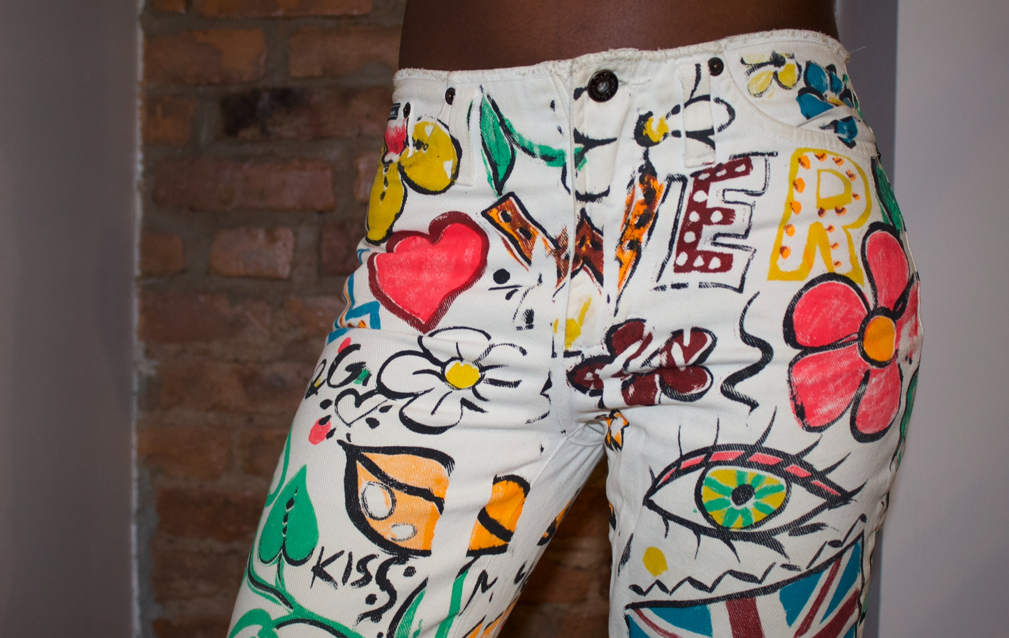 Dolce and Gabbana AW2001 Make Love Jeans